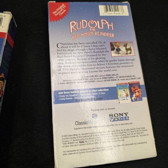 Vintage Christmas Holiday Classics VHS Videos Set Of Three - Picture 8 of 8